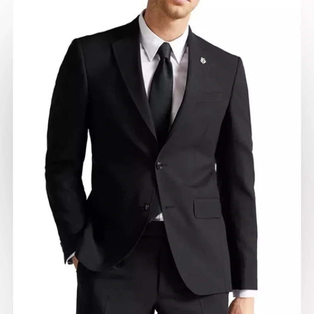 Ted Baker London Black Slim Jarrow Suit Jacket Size 40R NWT